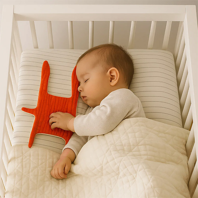 doudou plat en coton bio