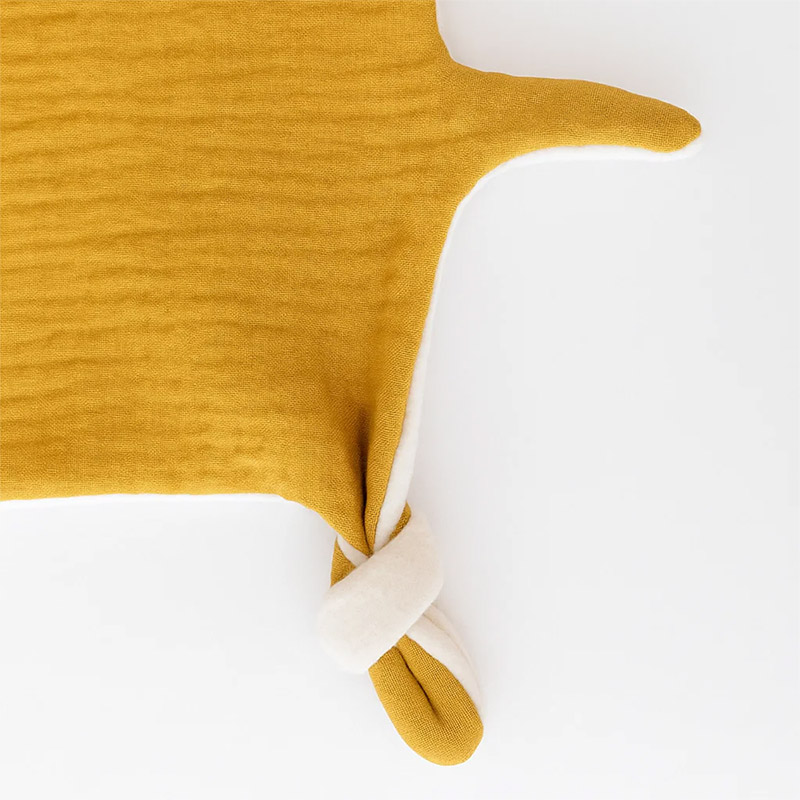 doudou plat en coton bio honey