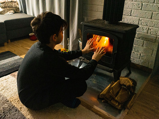 Poele de chauffage securite enfants