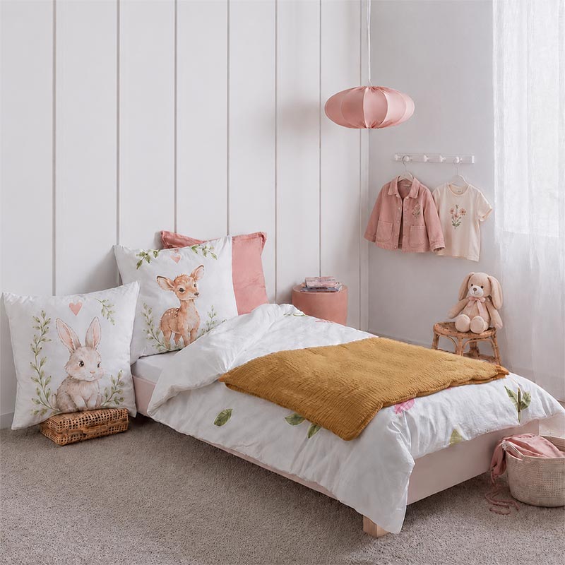 housse edredon 150 x 150 coton biologique honey
