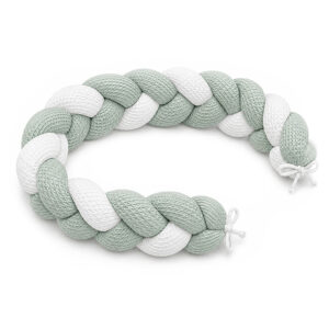 Tresse de Lit en Coton Bio Vert